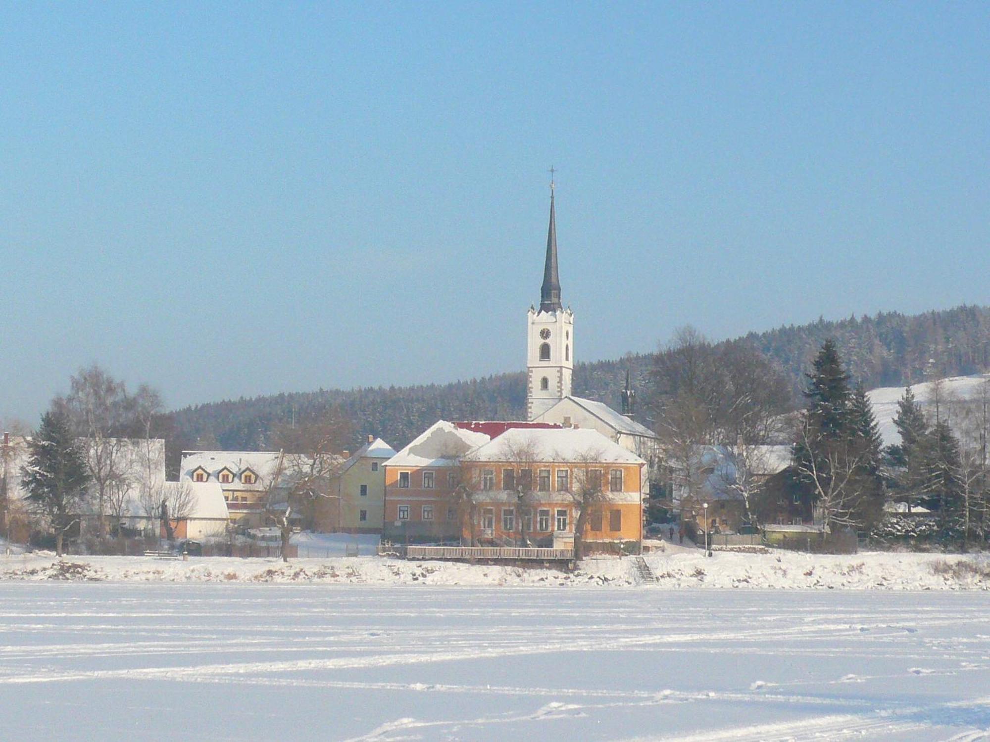 Penzion U Racaku Frymburk Exteriör bild